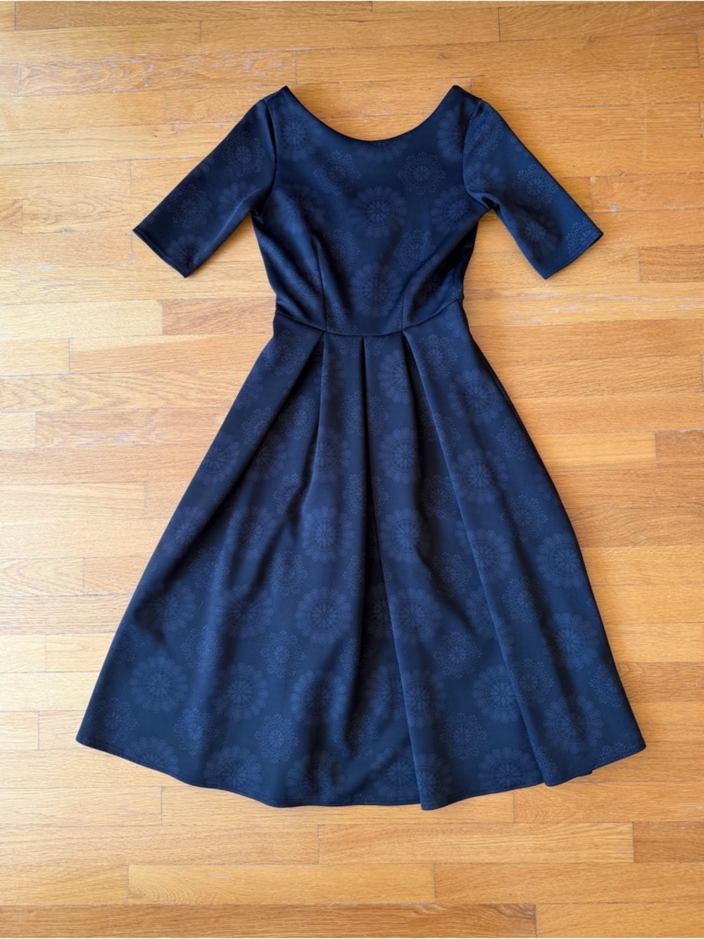 Classic Black Fit-and-Flare Dress